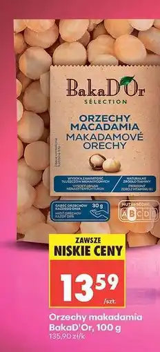 Biedronka Orzechy makadamia BakaD'Or 100 g oferta