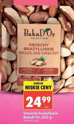 Biedronka Orzechy brazylijskie BakaD’Or, 200 g oferta