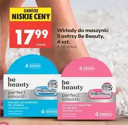 Biedronka Wkłady do maszynki 5 ostrzy Be Beauty, 4 szt oferta