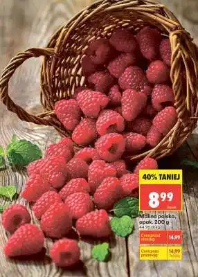 Biedronka Malina polska, opak. 200 g oferta
