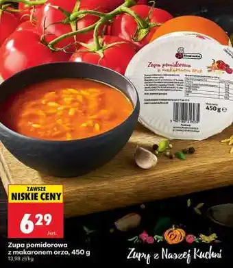Biedronka Zupa pomidorowa z makaronem orzo 450 g oferta