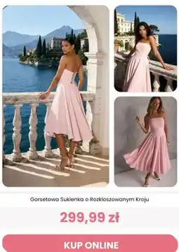 Renee Sukienka gorsetowa o rozkloszowanym kroju Reneé oferta