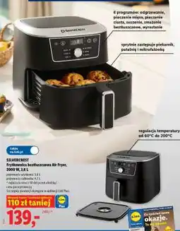 Lidl SILVERCREST Frytkownica beztłuszczowa Air Fryer oferta