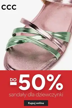 CCC Sandały dla dziewczynki oferta