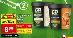 Biedronka Lody proteinowe śmietankowe Go Active oferta