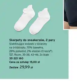 Tchibo Skarpety do sneakersów 2-pak oferta