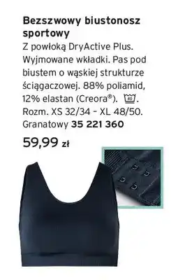 Tchibo Bezszwowy biustonosz sportowy oferta