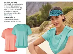 Tchibo Koszulka sportowa Tchibo turkusowa oferta