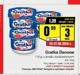 Premium Nasz Sklep Gratka Danone o smaku truskawkowym oferta