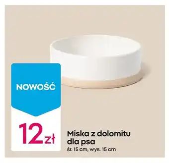 Miska z dolomitu dla psa
