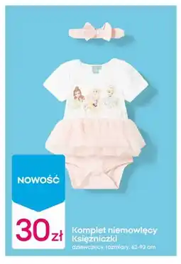 Pepco Komplet niemowlęcy Księżniczki Disney oferta