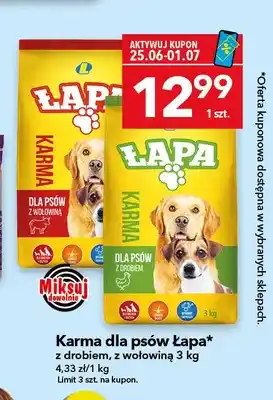 Karma dla psów Łapa z drobiem