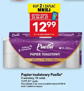 Papier toaletowy Puella 3-warstwowy