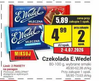 Delikatesy Sezam Czekolada E.Wedel oferta
