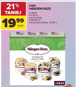 Carrefour Lody Häagen-Dazs Favorite Selection 4-pak oferta