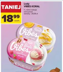 Carrefour Lody Koral Vibes Śmietanka & Pomarańcza oferta