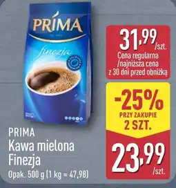 ALDI Prima Kawa mielona Finezja oferta