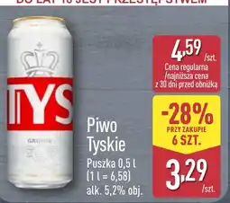 ALDI Piwo Tyskie oferta