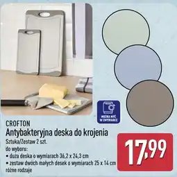 ALDI Crofton Antybakteryjna deska do krojenia oferta