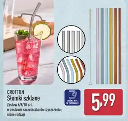 ALDI Crofton Słomki szklane oferta