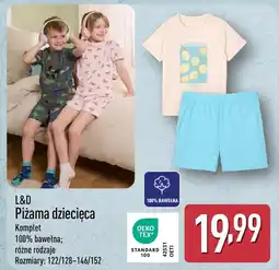 ALDI L&D Piżama dziecięca oferta