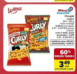 Carrefour Chrupki orzechowe Curly Classic oferta