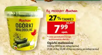 Auchan Ogórki małosolne Auchan oferta