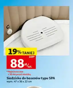 Auchan Siedzisko do basenów typu SPA oferta