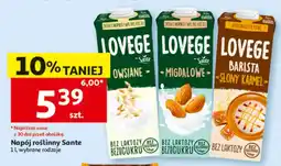 Auchan Napój owsiany Sante Lovege oferta