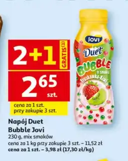Auchan Napój Duet Bubble Jovi truskawka-kiwi oferta