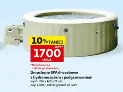 Auchan Dmuchane SPA 6-osobowe z hydromasażem i podgrzewaniem Intex oferta