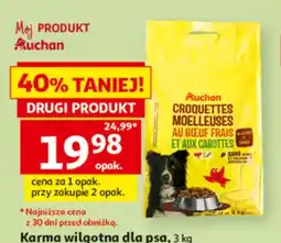 Auchan Karma wilgotna dla psa Auchan Croquettes Moelleuses oferta