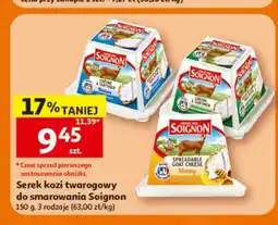 Auchan Serek kozi twarogowy do smarowania Soignon Nature oferta