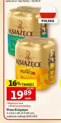 Auchan Piwo Książęce 4-pak oferta