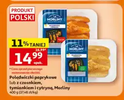 Auchan Polędwiczki z czosnkiem tymiankiem i cytryną Morliny oferta