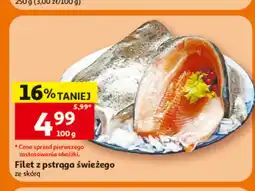 Auchan Filet z pstrąga świeżego ze skórą oferta
