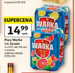 Auchan Piwo bezalkoholowe Warka Radler 4-pak oferta
