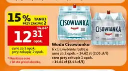 Auchan Woda Cisowianka 6-pak oferta