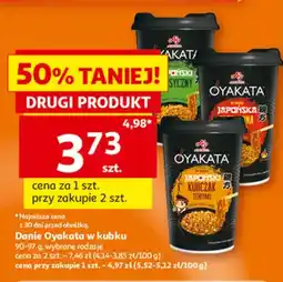 Auchan Danie Oyakata w kubku Japoński Kurczak Teriyaki oferta