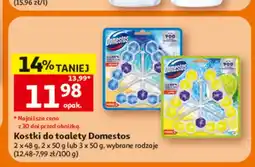 Auchan Kostki do toalety Domestos 2-pak oferta