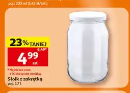 Auchan Słoik z zakrętką oferta