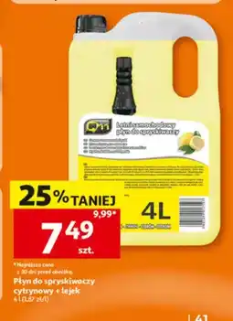 Auchan Letni płyn do spryskiwaczy cytrynowy z lejkiem Q11 oferta