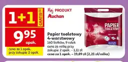 Auchan Papier toaletowy 4-warstwowy Auchan oferta
