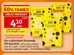 Auchan Ser żółty w plastrach Radamer Serenada oferta