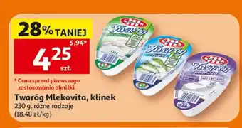 Twaróg półtłusty bez laktozy Mlekovita klinek