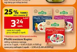 Auchan Płatki owsiane zwykłe Kupiec oferta