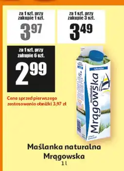 Auchan Maślanka naturalna Mrągowska oferta