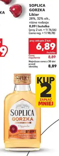 Kaufland Soplica Gorzka Likier 28%, 32% alk oferta