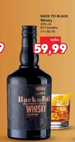 Kaufland BACK TO BLACK Whisky oferta