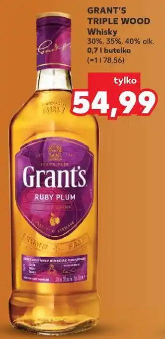 Kaufland GRANT'S TRIPLE WOOD Whisky oferta
